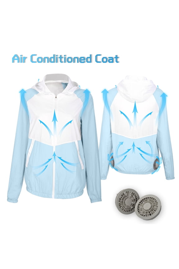 Clearance Rollbacks Women And Men's Cooling Fan Clothing And Air Conditioned Coat Outdoor Work