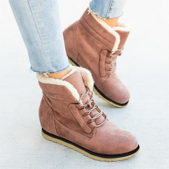 Tejiojio Clearance Women Ladies Cotton Thickening Warm Snow Shoes Short Boots