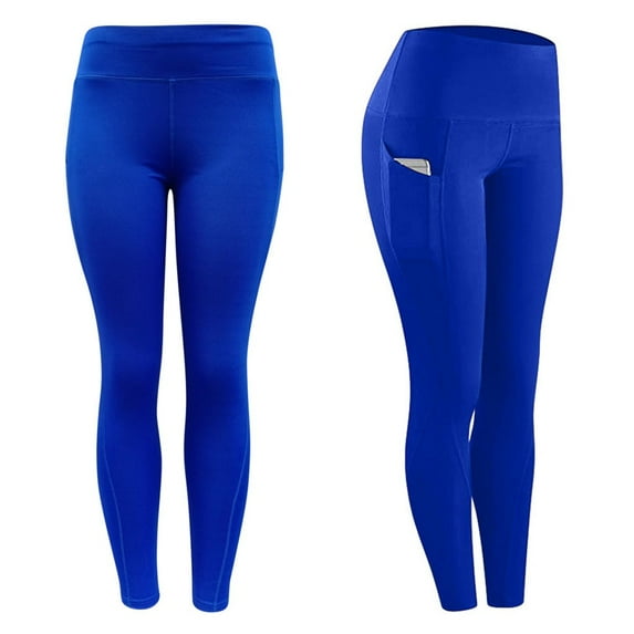 Tejiojio Clearance Women Workout Out Pocket Leggings Fitness Sports Running Yoga Athletic Pants