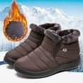 thumbnail image 1 of Tejiojio Clearance Women's Cotton Shoes Set Foot Waterproof Short Boots To Keep Warm XL Snow Boots, 1 of 8