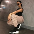 thumbnail image 1 of Tejiojio Clearance Womens Casual Harem Baggy Hip Hop Dance Jogging Sweat Pants Slacks Trousers 銆€ 銆€, 1 of 9