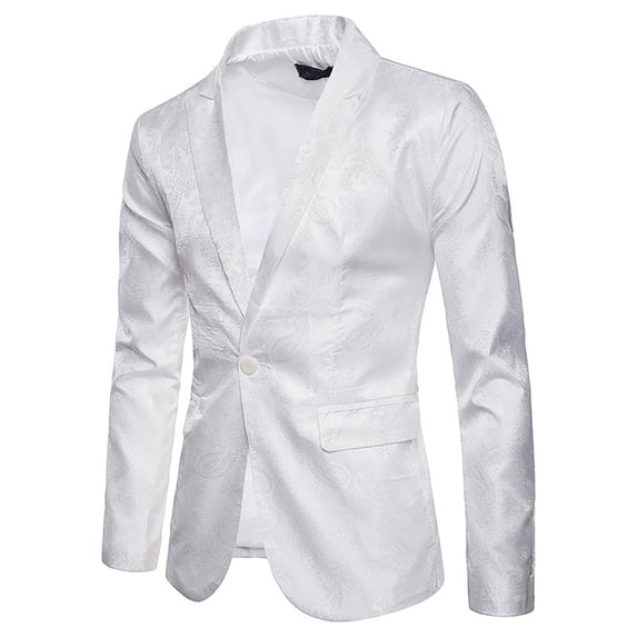 Tejiojio Coats Clearance Men's Autumn And Winter Fashion Personality Solid Color Casual Suit Jacket