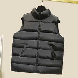 savoy Short Length Puffer Vest Black ベスト