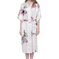 thumbnail image 1 of Tejiojio Summer Clearance Funny Women Bathrobes Peacock Kimono Long Dressing Gown Japanese Robe Dress, 1 of 4