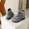 thumbnail image 1 of Tejiojio Fall Clearance Autumn And Winter Flowers Color Matching Thick High-heeled Platform Women's Sleeve High Boots, 1 of 5
