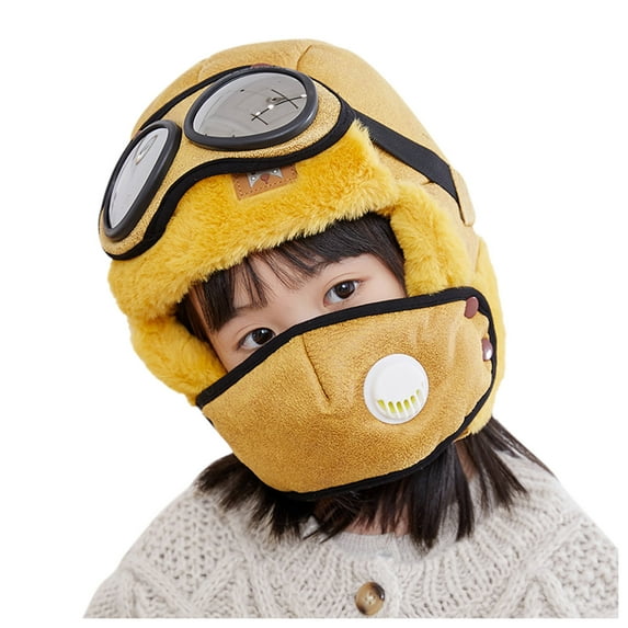 Tejiojio Fall Clearance Children Windproof & Warm & Ear Protection & Face Protection Hat