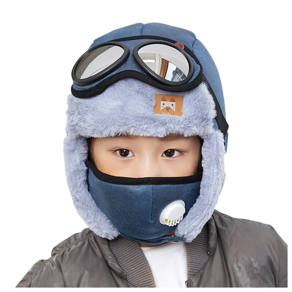 Tejiojio Fall Clearance Children Windproof & Warm & Ear Protection & Face Protection Hat