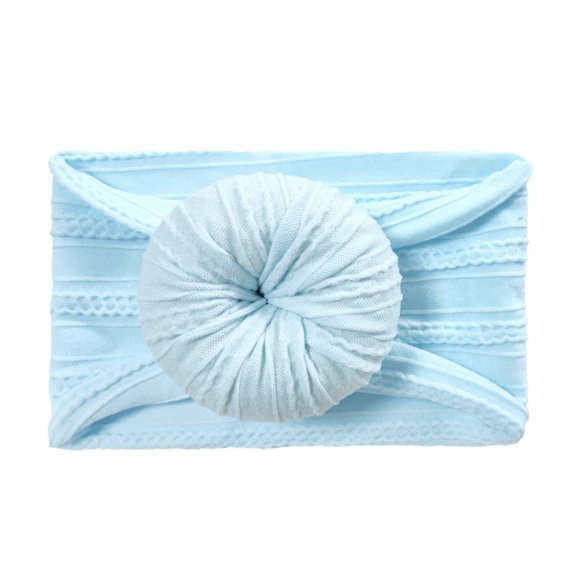 Tejiojio Fall Clearance Newborn Girls Baby Solid Knotted Hat Beanie Headband Hair Headwear Accessories