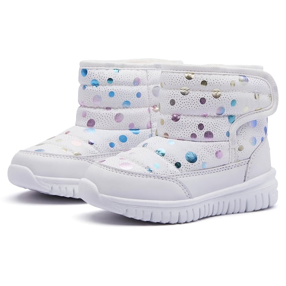 Tejiojio Fall Clearance Toddler Little Kid Snow Boots For Boys Girls Kids Outdoor Winter Shoes Cotton Boots