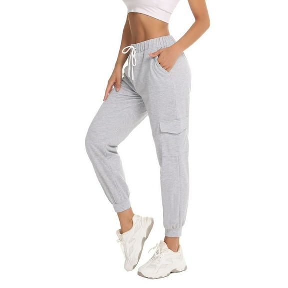 Tejiojio Fall Women's Casual Sports Overalls Leggings Solid Color Pocket Pants Trousers