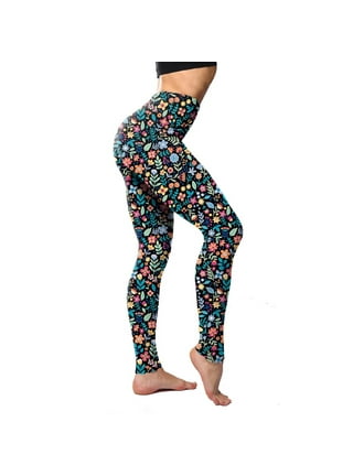 Cathery Women Plus Size Flare Leggings Boho Style Slimming