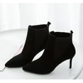 thumbnail image 1 of Tejiojio Fall Clearance Women's Mesh Ankle Bare Boots Pointed Stiletto Heel Casual Short Tube Booties, 1 of 3