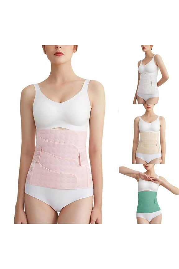 Maternity/Labor/Nursing Clothing Clearance Pregnant Womans 4-Piece Abdominal Band Postpartum Belt Looks Thin And Slimming Plastic Belt