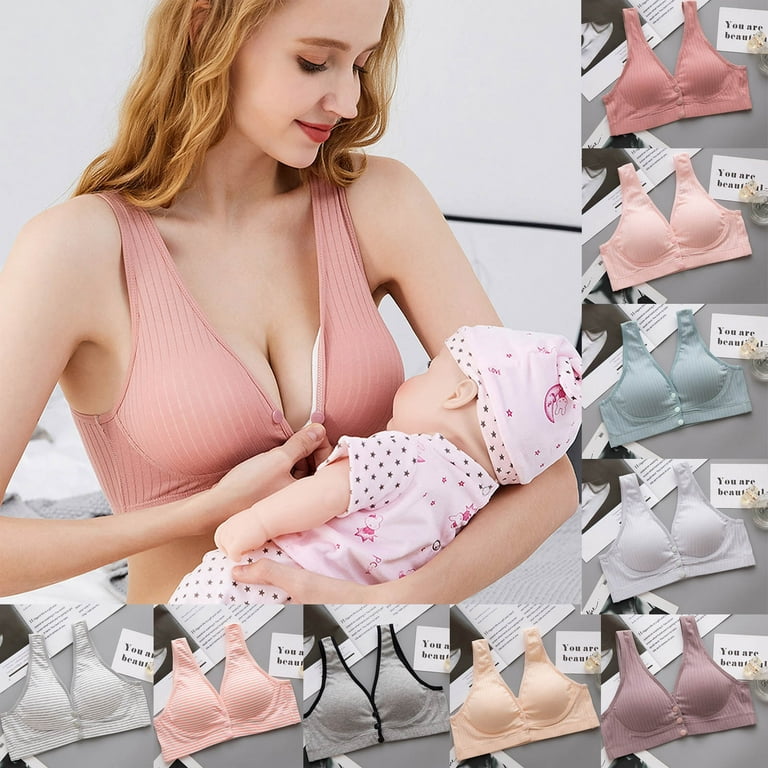 Tejiojio Maternity/Labor/Nursing Clothing Clearance Women Feeding Nursing  Pregnant Maternity Bra Breastfeeding Underwear