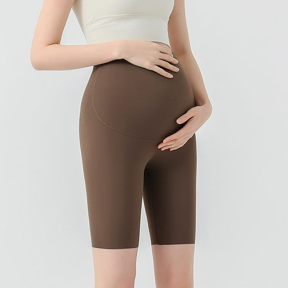 Tejiojio Maternity/Labor/Nursing Clothing Women Maternity Casual Comfortable Pockets Loose Contrast Color Pregnant Shorts