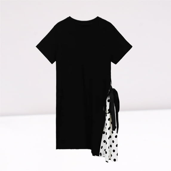 Tejiojio Maternity/Labor/Nursing Clothing Savings Loose Oversized Mid Length Maternity Dress for Summer Mom Wear