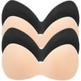 thumbnail image 1 of PENIKOKO 4Pcs Cushion Accessory Integrated Design Latex Cotton Black Prevent Embarrassing Situations Women Swim Suit, 1 of 7
