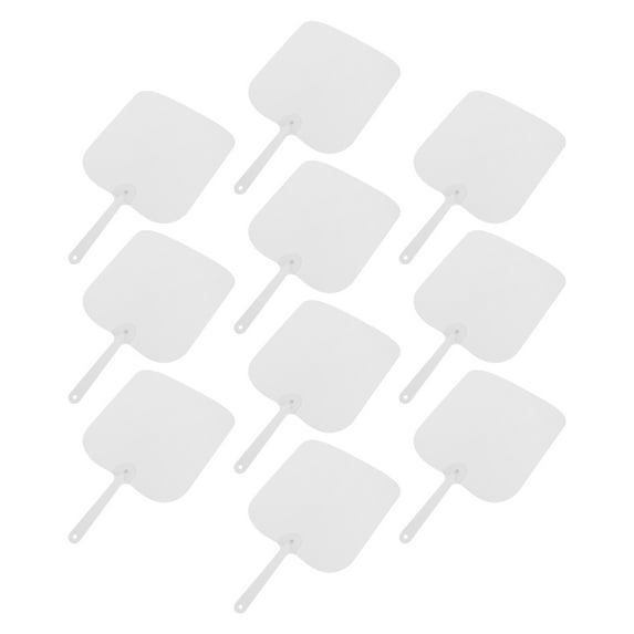 KALLORY 10Pcs DIY Sublimation Handheld Fans for Party and Holiday Decor