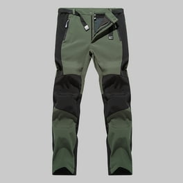 Babysbule Clearance Mens Pants Men Waterproof And Velvet Thickened Sports Soft Shell Color Matching Ski Pants Walmart