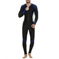 thumbnail image 1 of Tejiojio Mens Swim Trunks Men's Stretch Full Body Wetsuit Surf Swimsuit Jumpsuit Diving Steamer Swimwear, 1 of 6