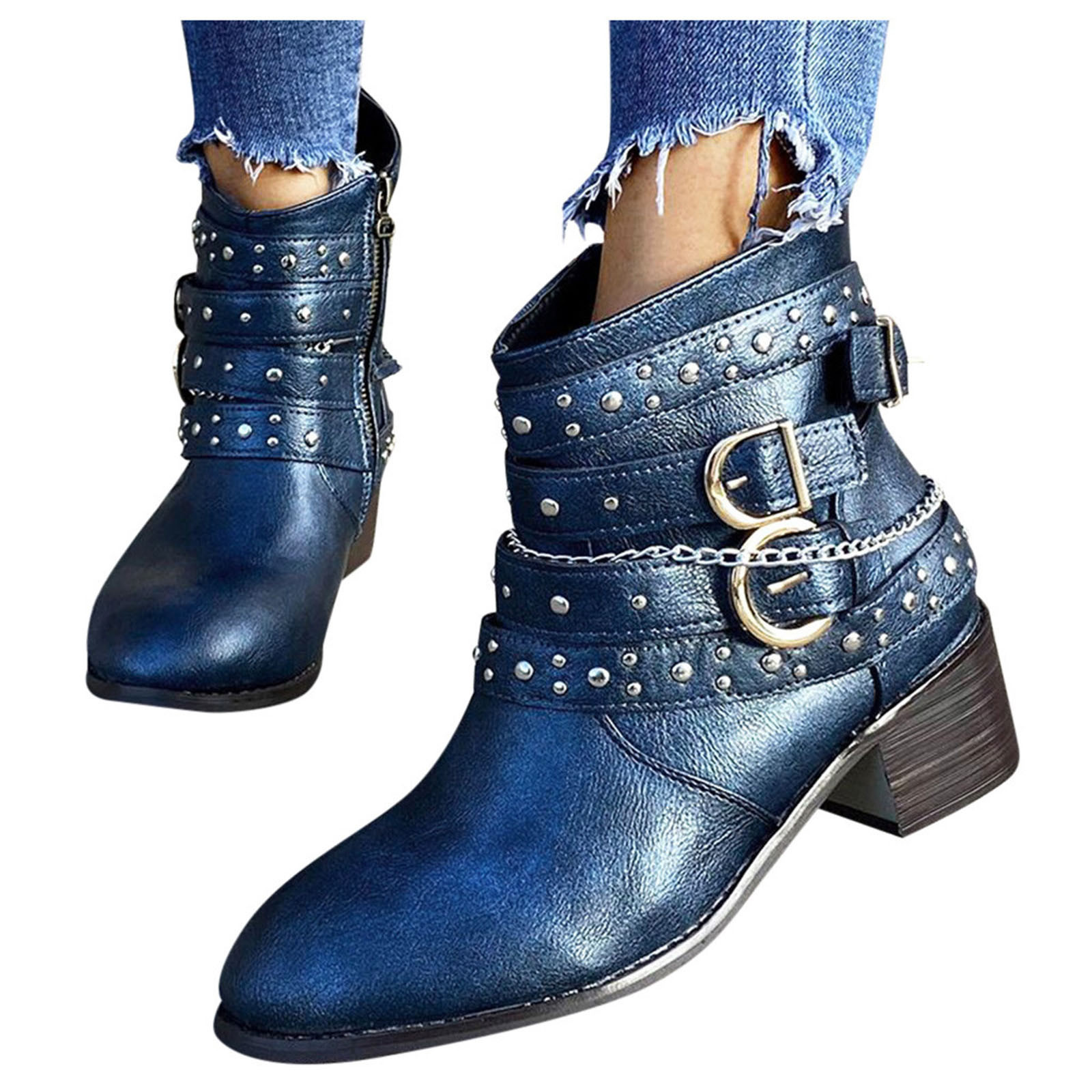 Tejiojio Retro Boots For Women, Vintage Women's Boots Girls Short ...