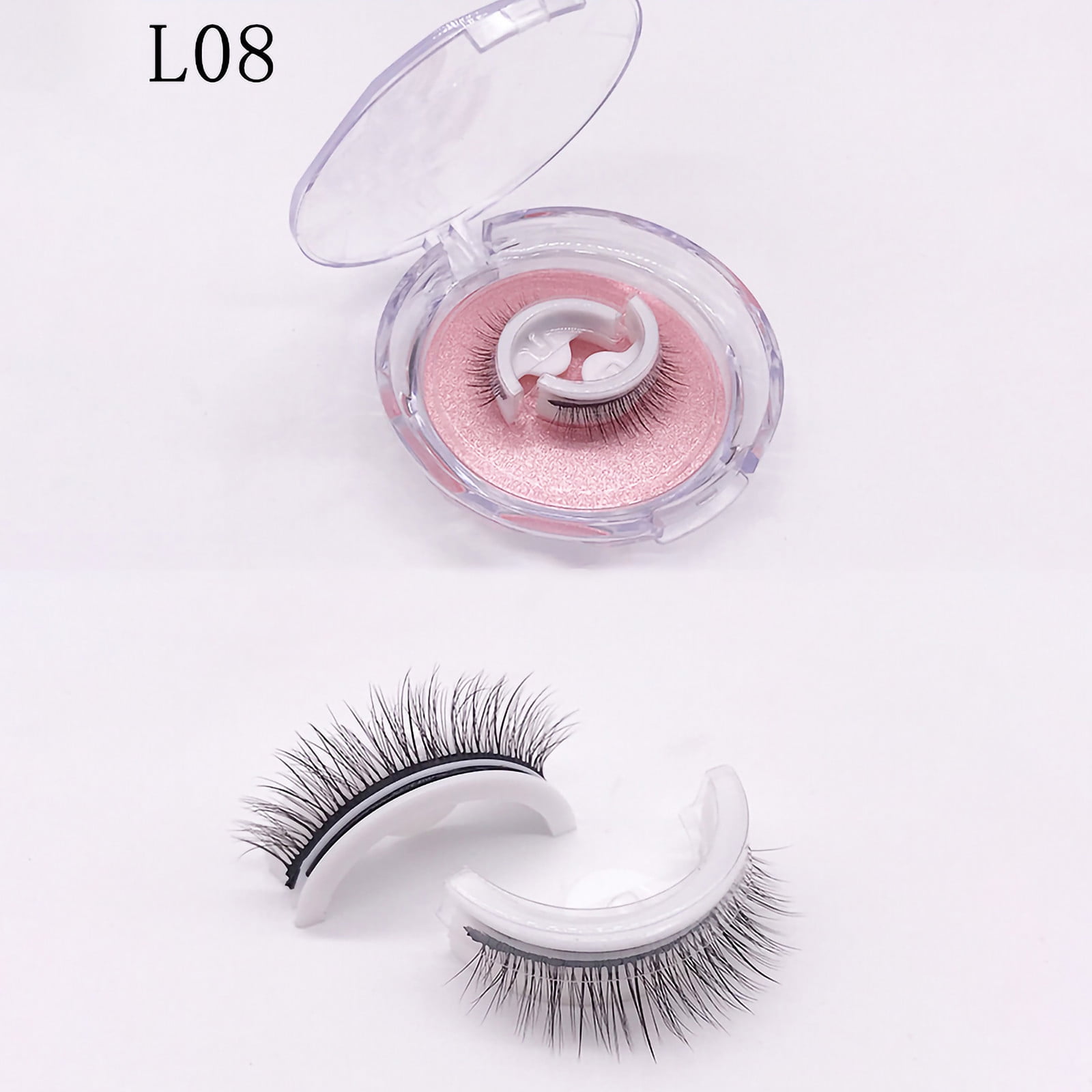 Tejiojio and Reusable SelfAdhesive Eyelashes, Multiple Reversible Glue