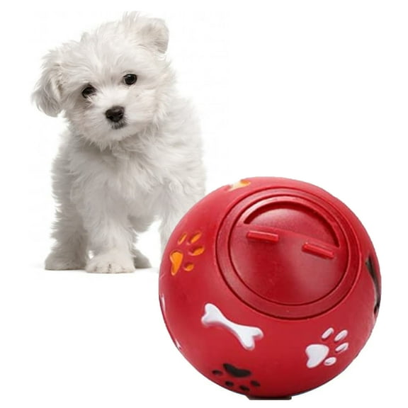Tejiojio Rubber Kibble Food Dispenser Toy-Handle Dispenser-Interactive Candy Chew Toy