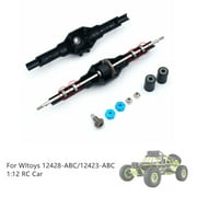 Tejiojio Upgrade Metal Rear Transmission Box Gearbox for Wltoys 12428-Abc/12423-Abc Car