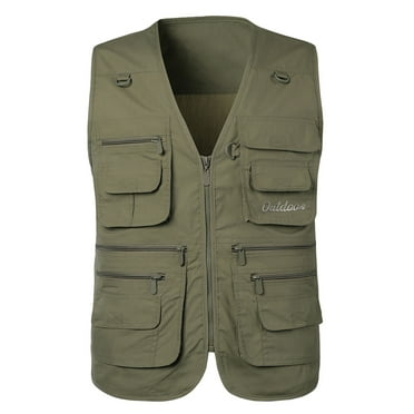 QuietWear Hunting Vest with Game Bag, Blaze - Walmart.com