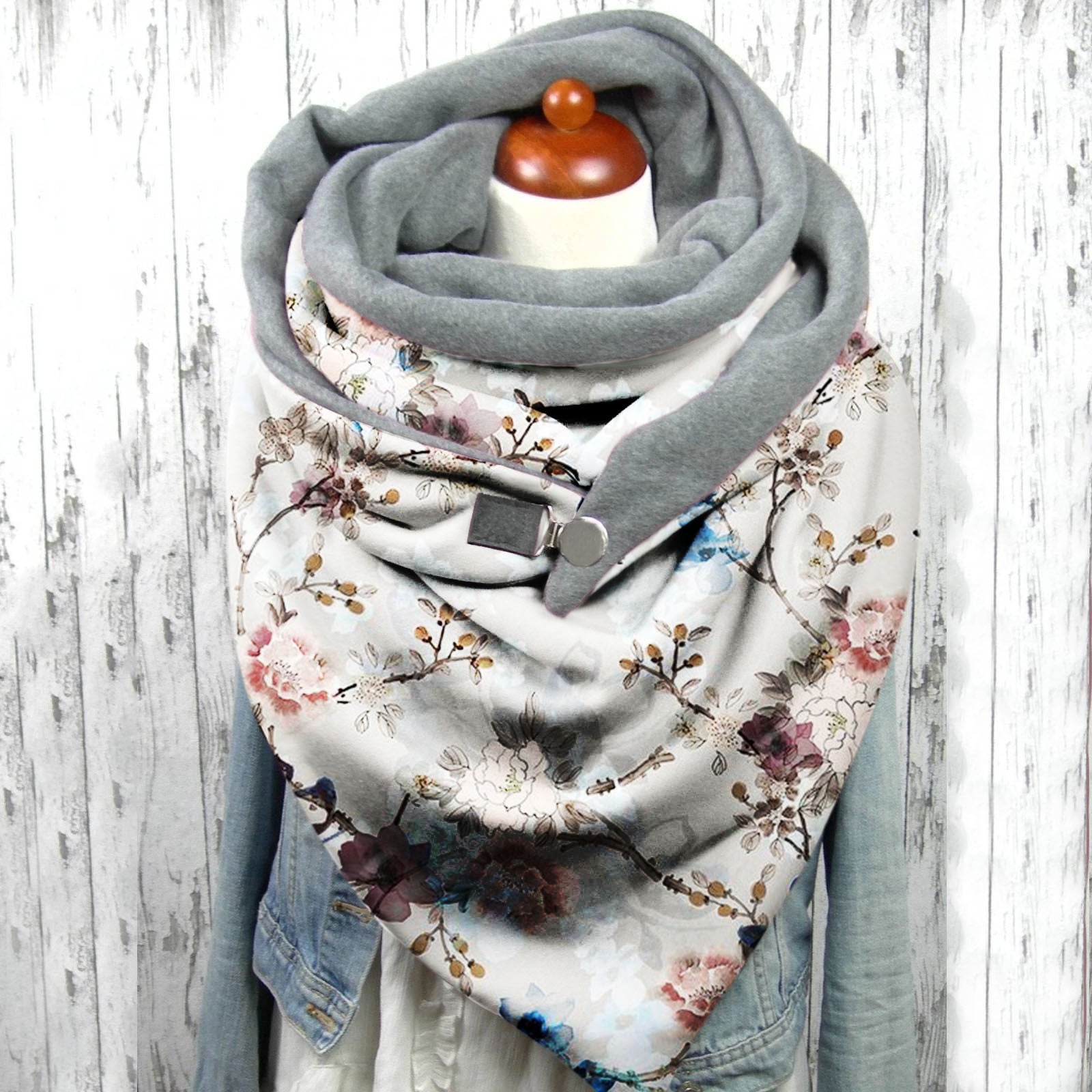 Tejiojio Winter Scarf Clearance Women Printing Scarf Fashion Multi