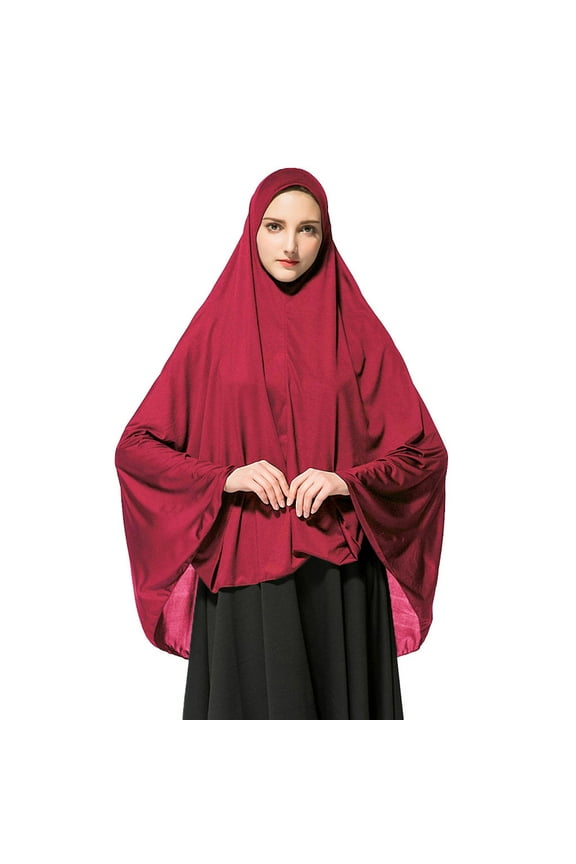 Winter Scarf Clearance Women's Khimar Ready to Wear Long Hijab with Under Scarf