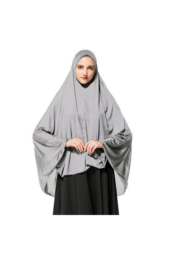 Winter Scarf Clearance Women's Khimar Ready to Wear Long Hijab with Under Scarf