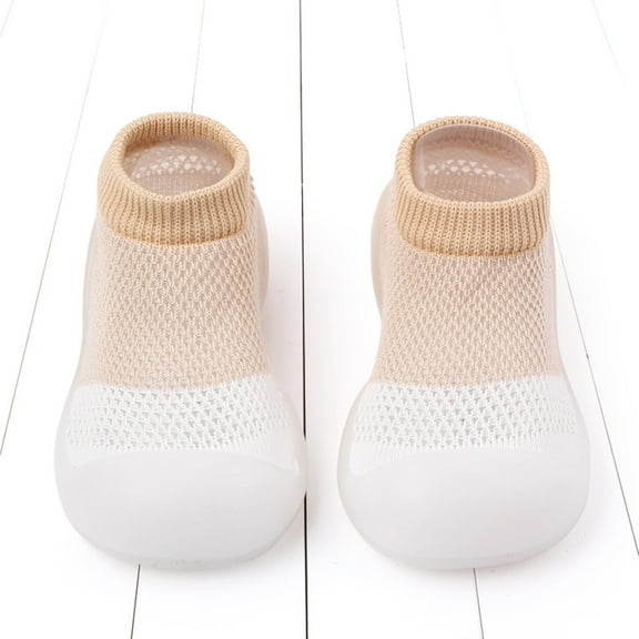 Tejiojio Winter Socks Clearance Baby Boy Girl Cartoon Warm Floor Socks Rubber Sole Shoes Anti-Slip First Walker