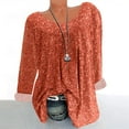 thumbnail image 1 of Tejiojio Women Clothes Women Plus Size Short Sleeves O-Neck Print Blouse Pullover Tops Shirt, 1 of 7