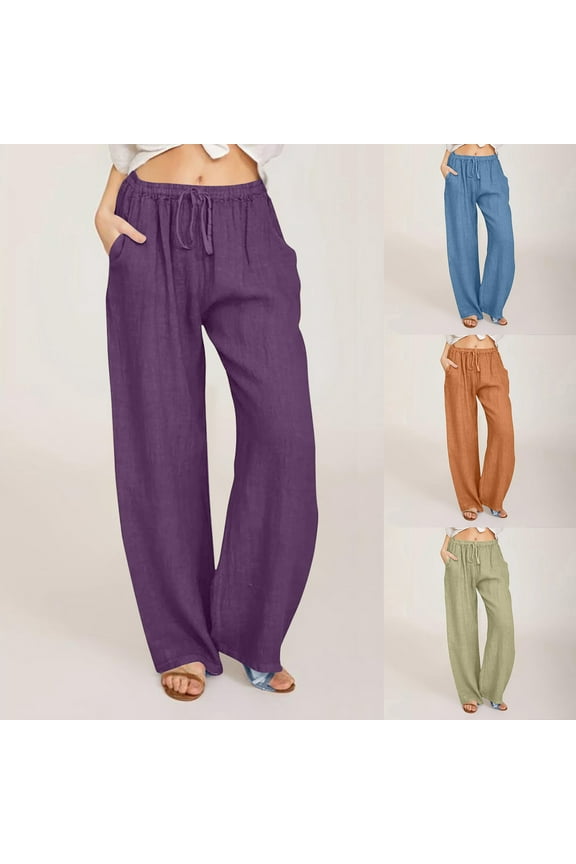 Women Clothes Women's Fashion Comfortable Printed Straight Jeans Casual Trousers Pants