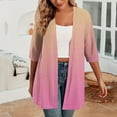thumbnail image 1 of Tejiojio Women Leisure Versatile Cardigan Open Front Lightweight Womens Sweaters with Pocket Long Sleeve Shrugs, 1 of 8