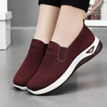 thumbnail image 1 of Tejiojio Women's New Large Size Casual Mesh Slip-on Clearance Women's Shoes Soft Sole Breathable Fashion Mother Shoes, 1 of 9