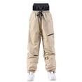 thumbnail image 1 of Tejiojio Women's and Men's Ski Pants Men's Large Size Warm Snowboard Double Board Windproof Ski Pants Clearance Sale, 1 of 9