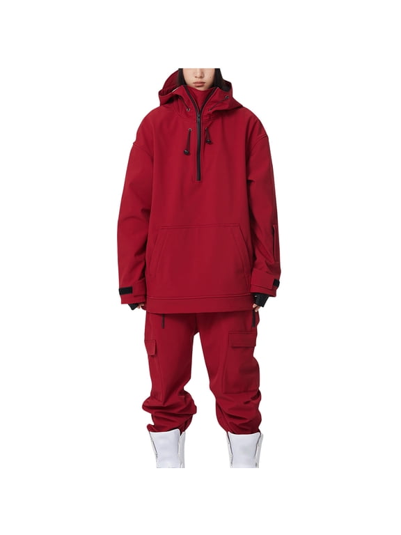 Womens Snowsports Clothing Winter New Windproof Single/Double Skateboarding Skiwear Warm And Fashionable Skiwear Clothes Set