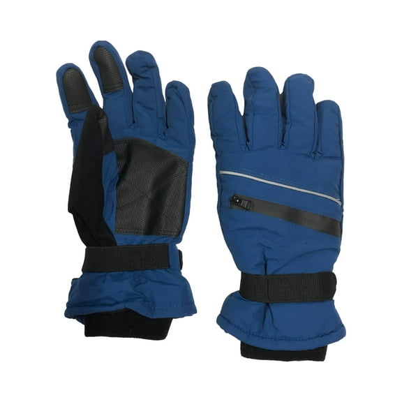 Tek Gear Mens Blue Water Resistant Touchscreen Winter Ski Gloves Large/X-Large
