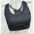 thumbnail image 1 of Tek Gear Speckled Black High Impact Active Sports Bra Women's Large, 1 of 2