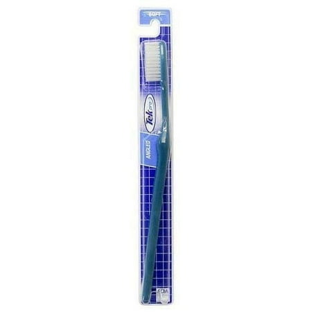Tek Pro Toothbrush Compact Head Soft Angled, Pack of 6