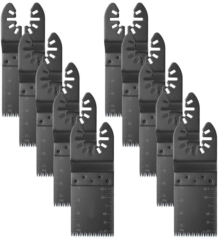 TekDeals 10Pcs Dewalt Multi Tool Oscillating Saw Blades For Fein Bosch Multimaster Makita