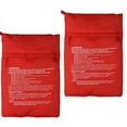 thumbnail image 1 of TekDeals 2 Pack New Potato Express Microwave Cooker Bags 4 Minutes Fast Reusable Washable, 1 of 5