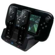 TekDeals 2x Battery + 3 in 1 Charger Dock Stand Station for Nintendo Wii U Gamepad Remote