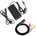 TekDeals AC Adapter Charger Power Supply + TV AV Cable for Sony