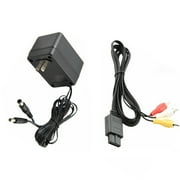 TekDeals Audio AV RCA AC Cable Power Supply Adapter Cord for Super Nintendo SNES Game Set
