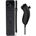 TekDeals Black Wireless Remote Wiimote & Nunchuck Controller Combo Set