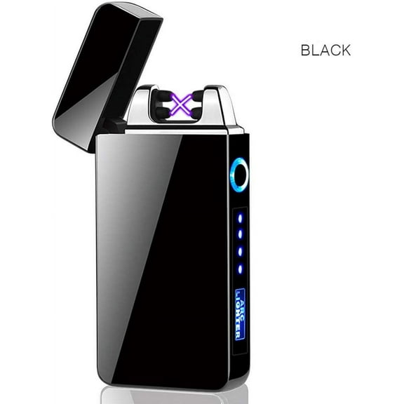 TekDeals Dual Arc Electric USB Lighter Rechargeable Plasma Windproof Flameless Cigarette