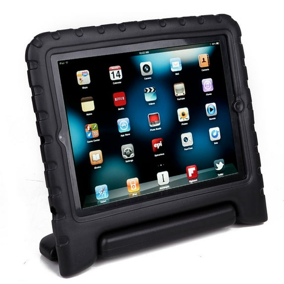 TekDeals Kids Shock Proof Foam Case Handle Cover Stand for iPad Mini & Mini Retina